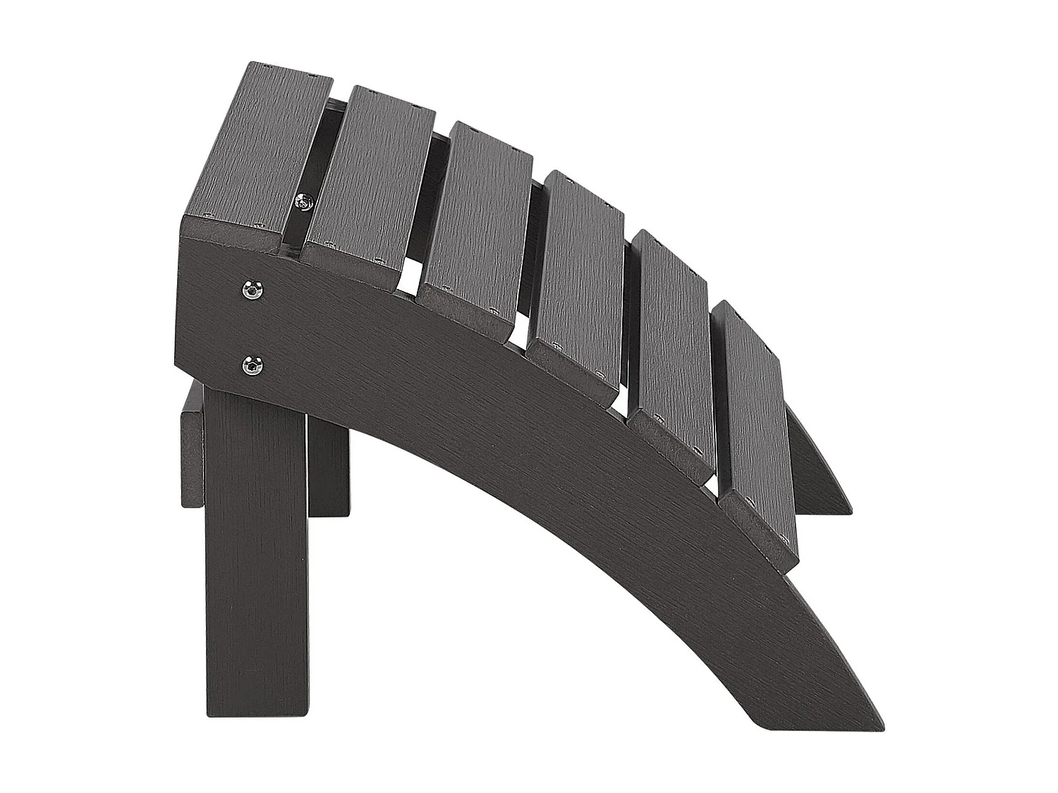 Poggiapiedi da giardino ADIRONDACK Grigio scuro