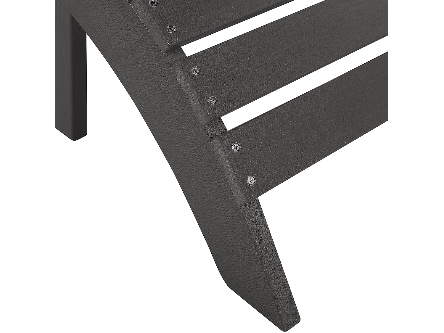 Poggiapiedi da giardino ADIRONDACK Grigio scuro