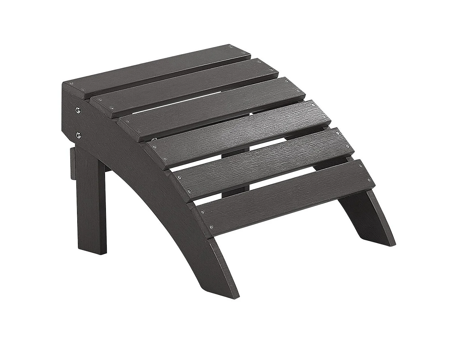 Garden Footstool ADIRONDACK Dark Grey