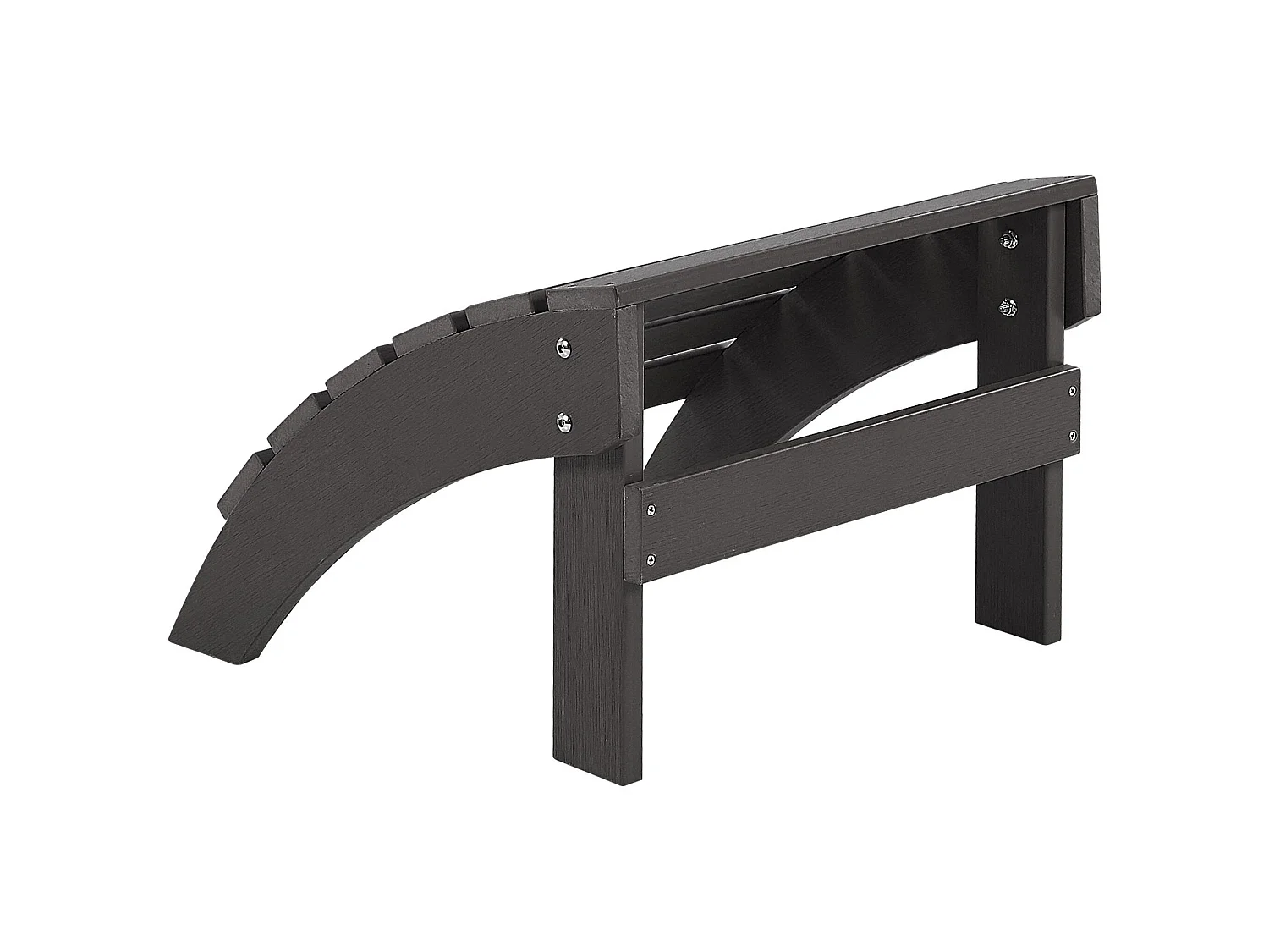 Garden Footstool ADIRONDACK Dark Grey