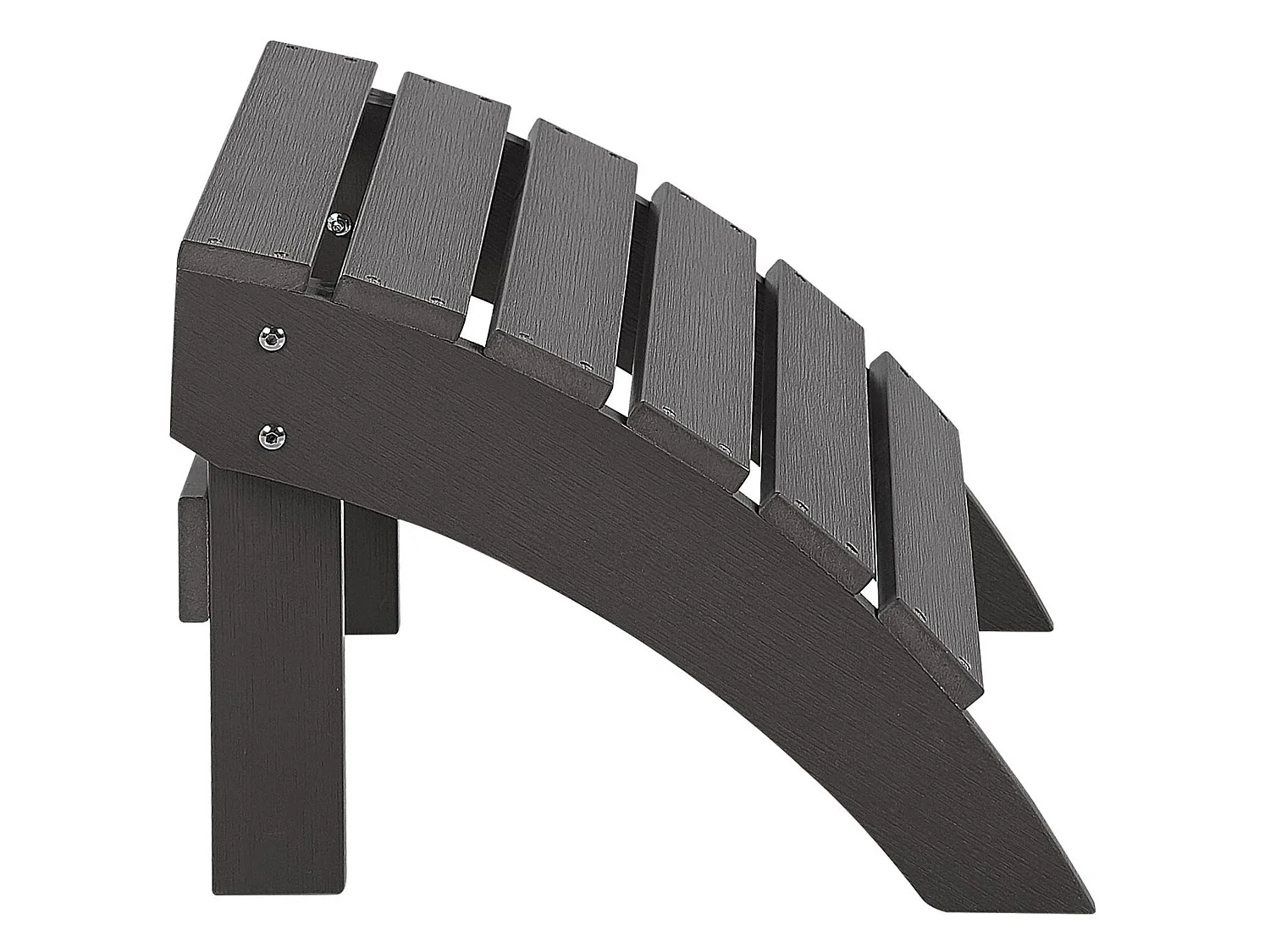 Garden Footstool ADIRONDACK Dark Grey