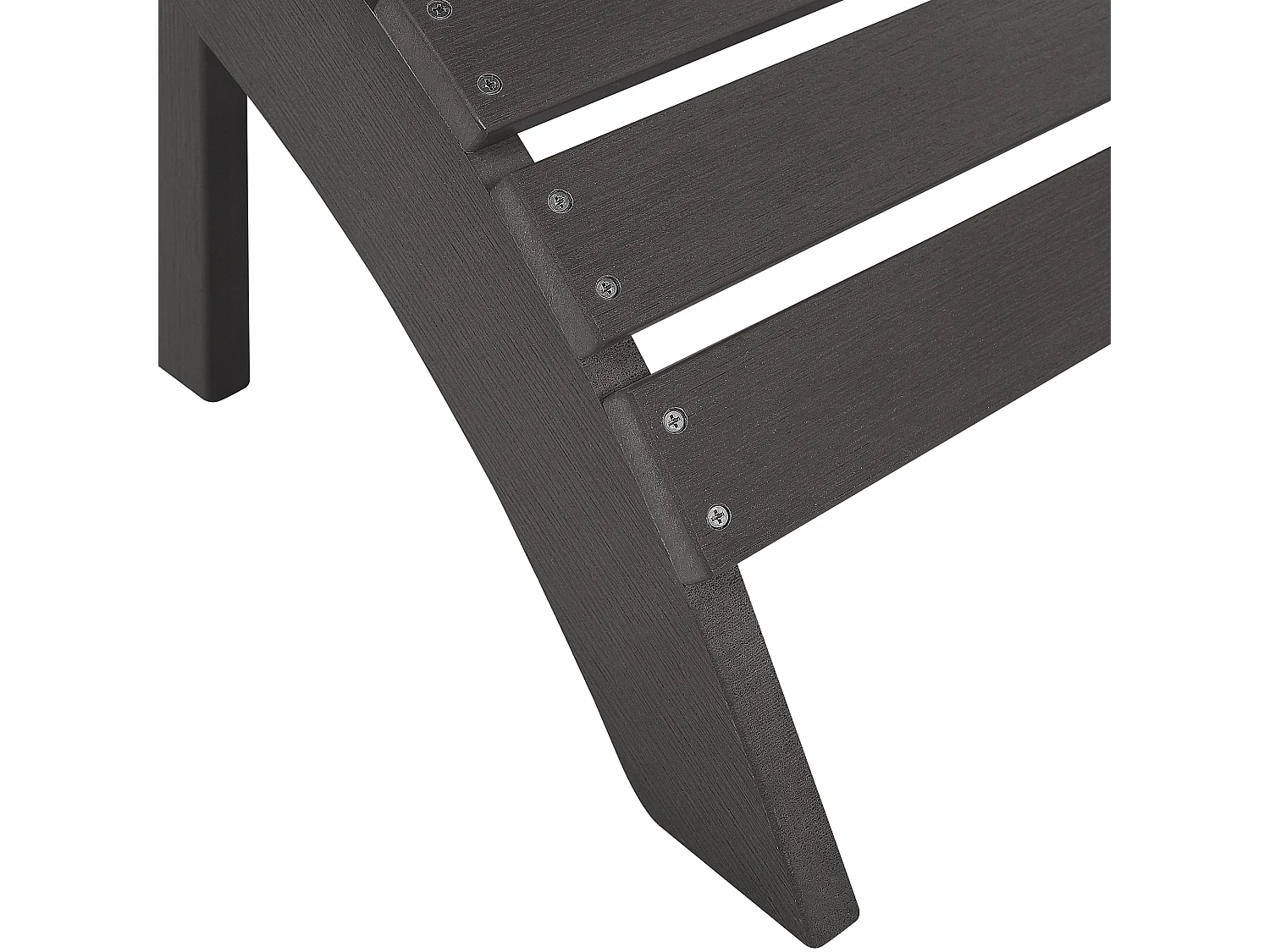 Garden Footstool ADIRONDACK Dark Grey