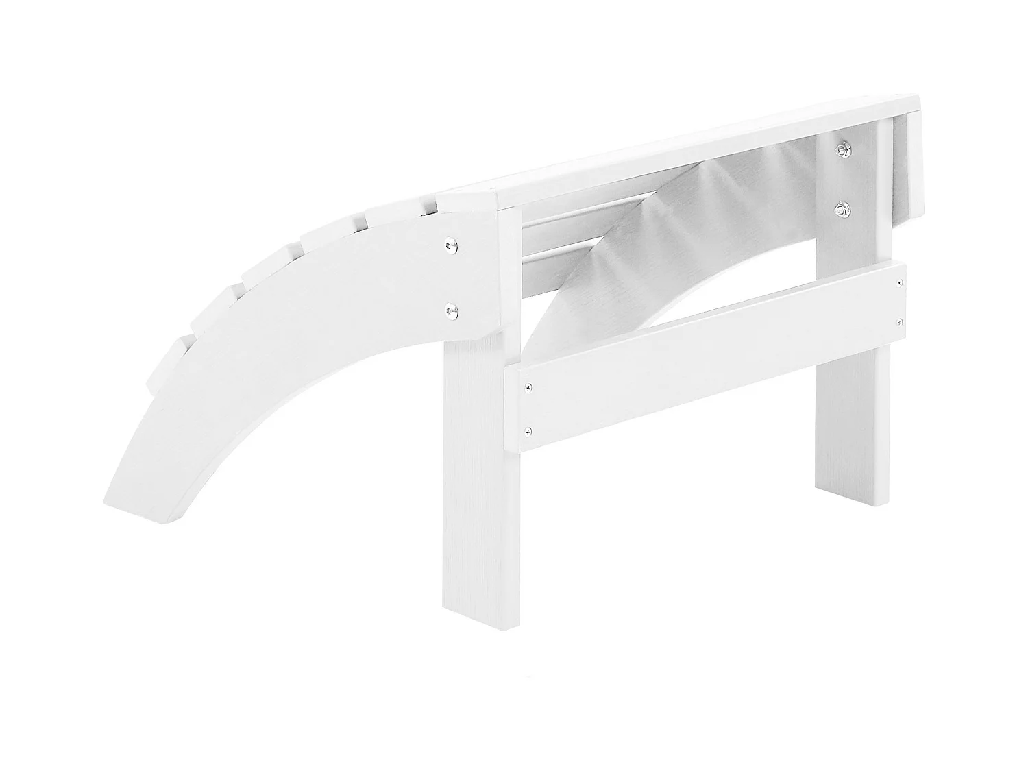 Podnóżek ogrodowy ADIRONDACK Biały