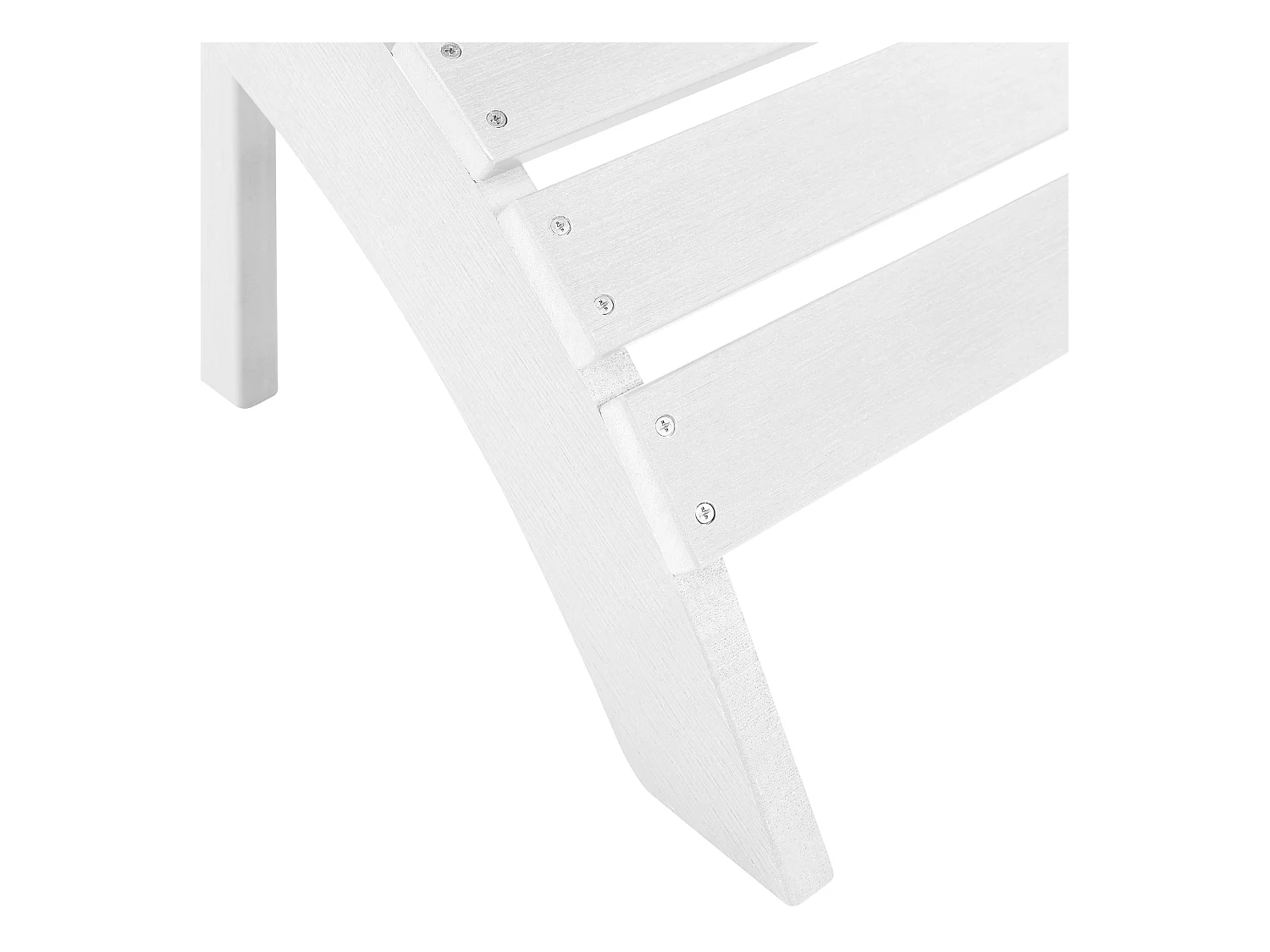 Podnóżek ogrodowy ADIRONDACK Biały