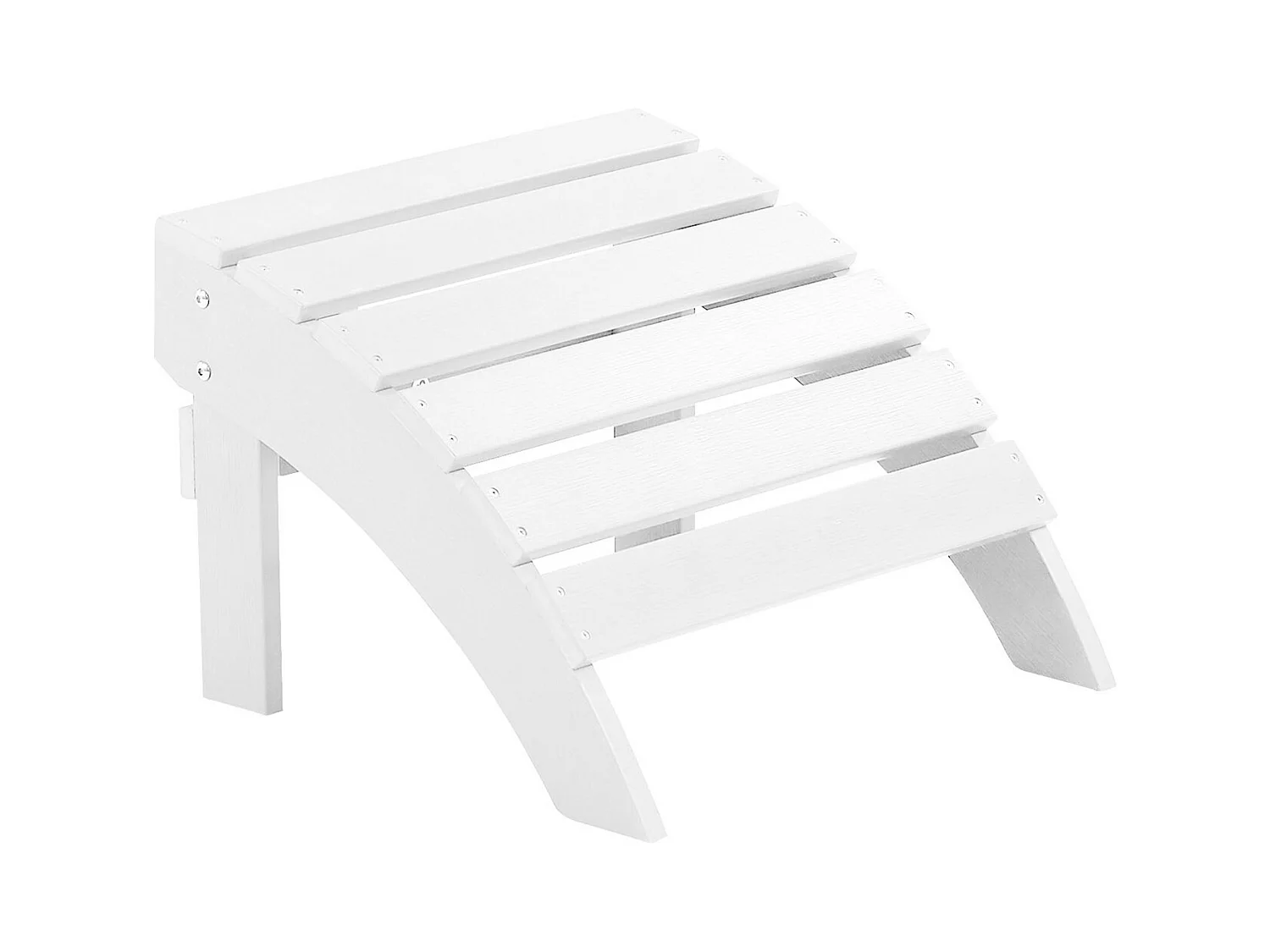 Pouf de jardin ADIRONDACK Blanc