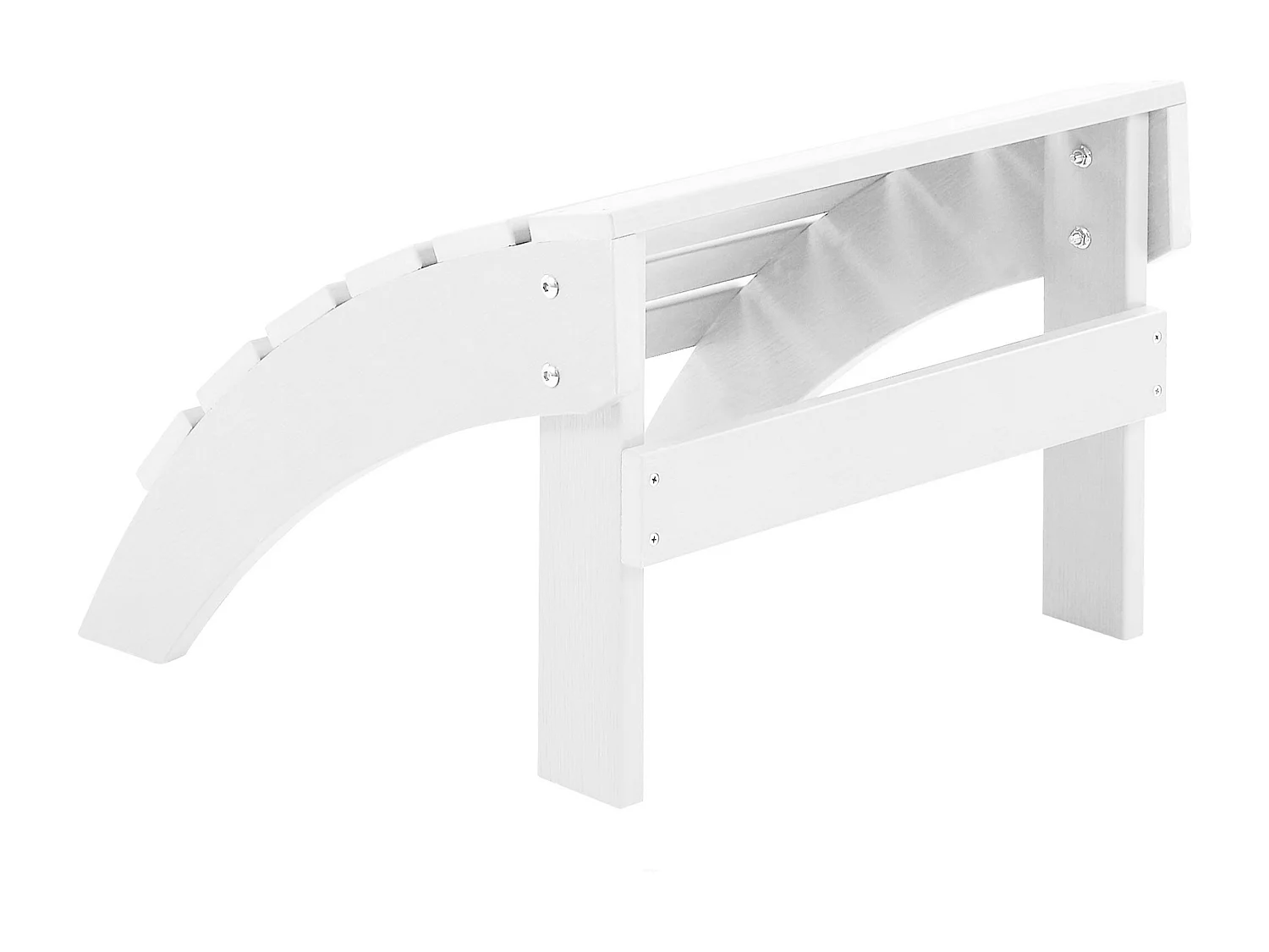 Pouf de jardin ADIRONDACK Blanc