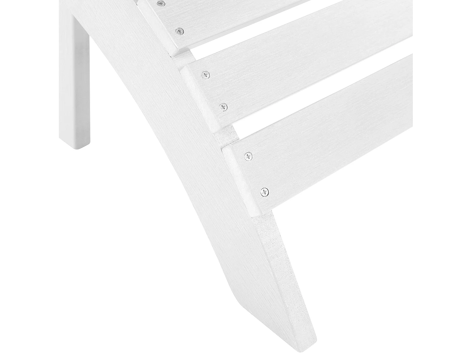 Repousa-pés de jardim ADIRONDACK Branco