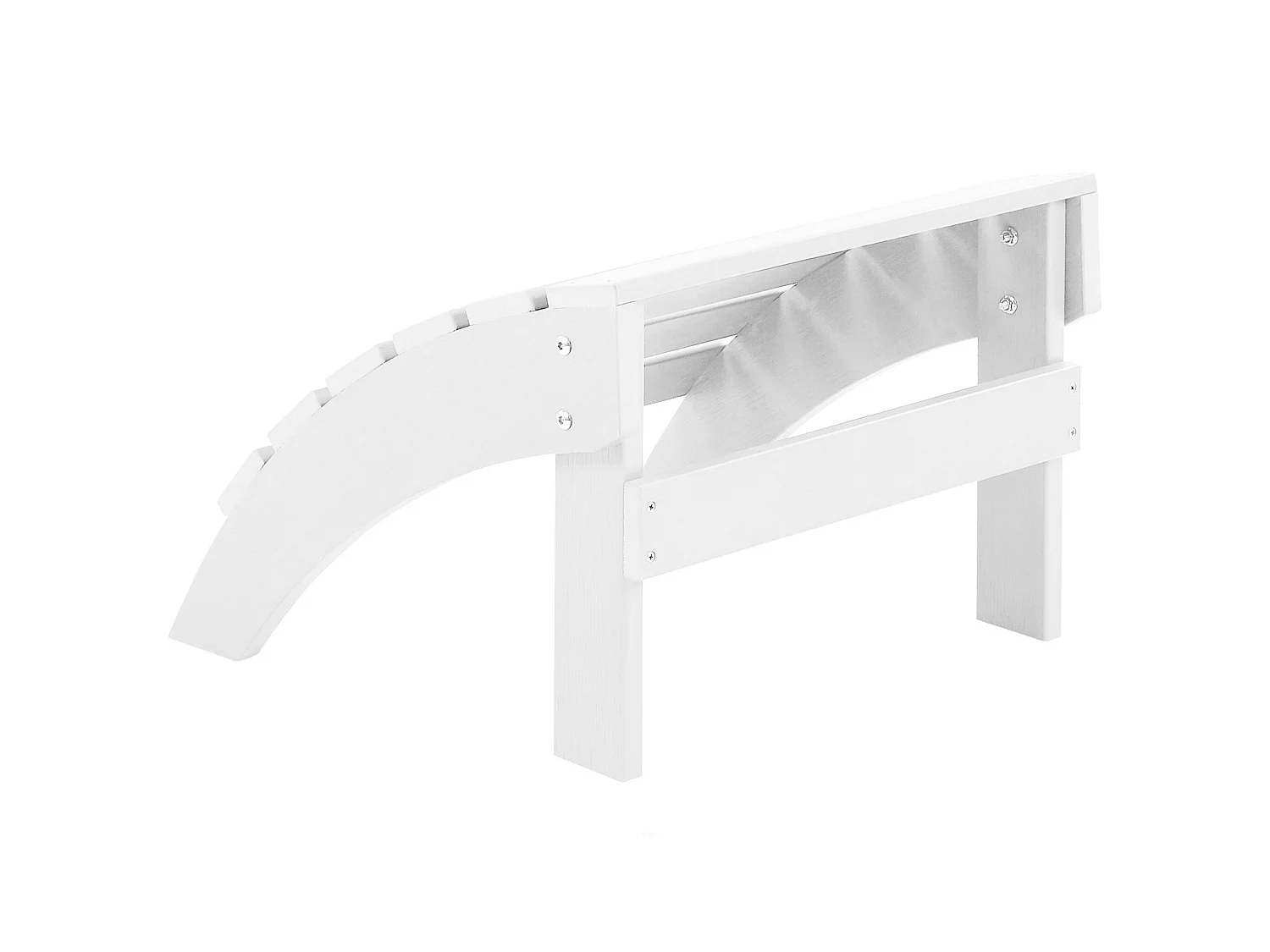 Garden Footstool ADIRONDACK White