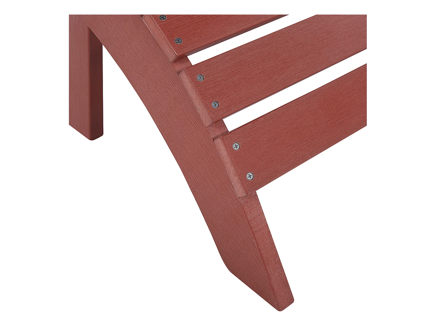 Repousa-pés de jardim ADIRONDACK Vermelho