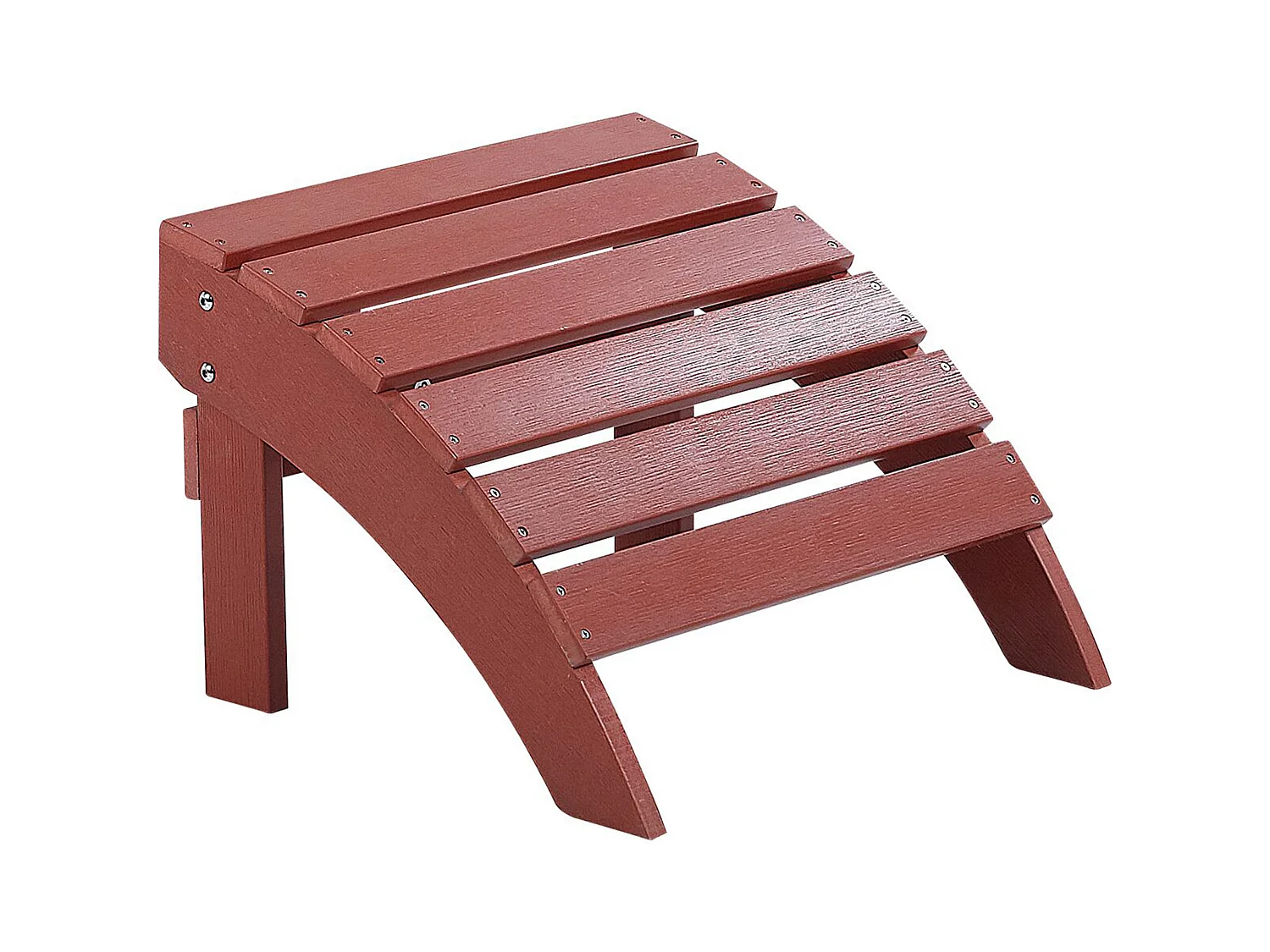 Poggiapiedi da giardino ADIRONDACK Rosso