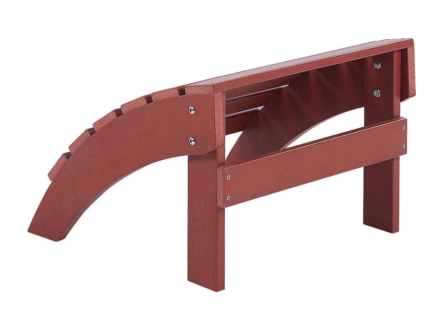 Reposapiés de jardín ADIRONDACK Rojo