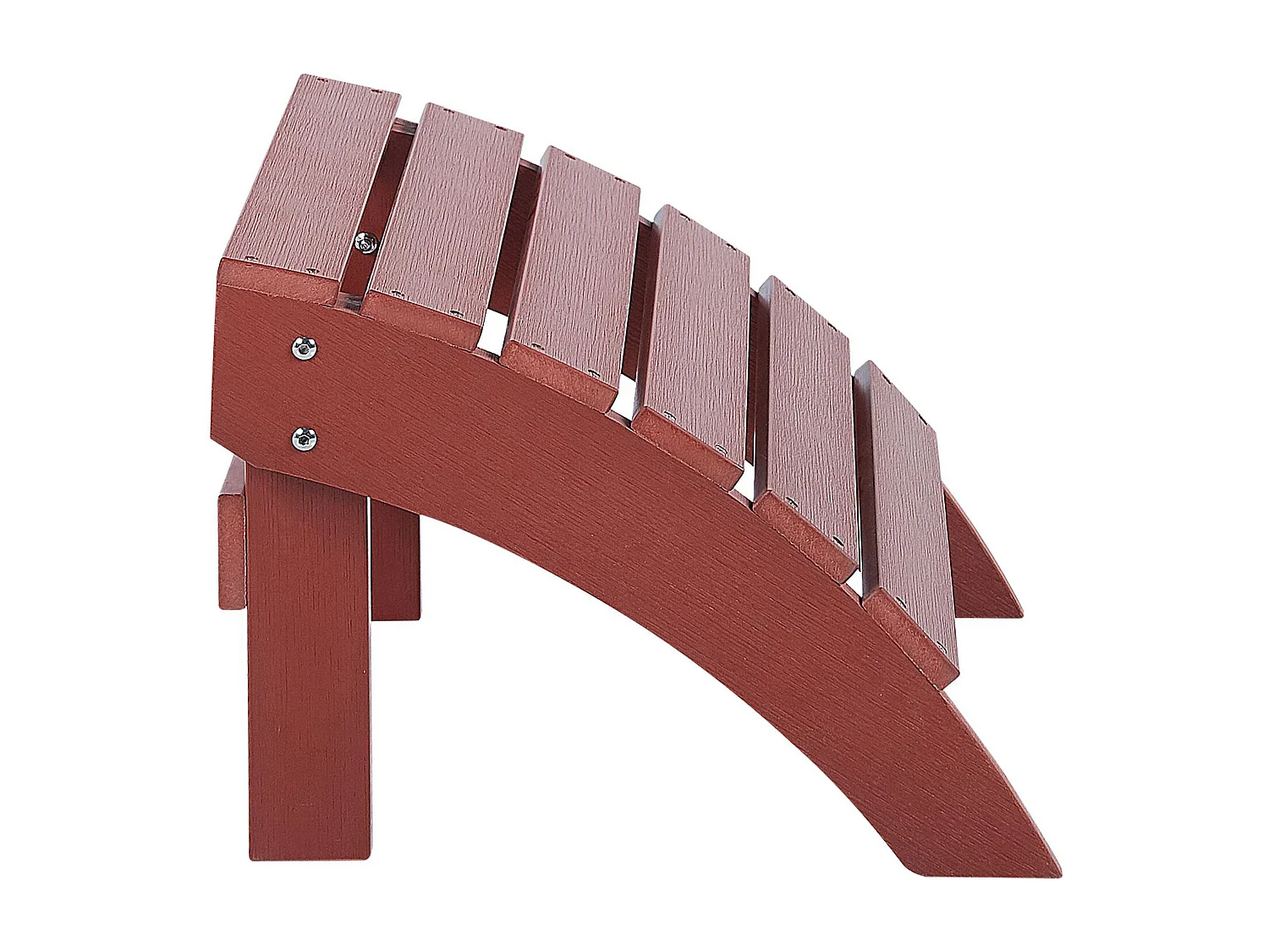 Reposapiés de jardín ADIRONDACK Rojo