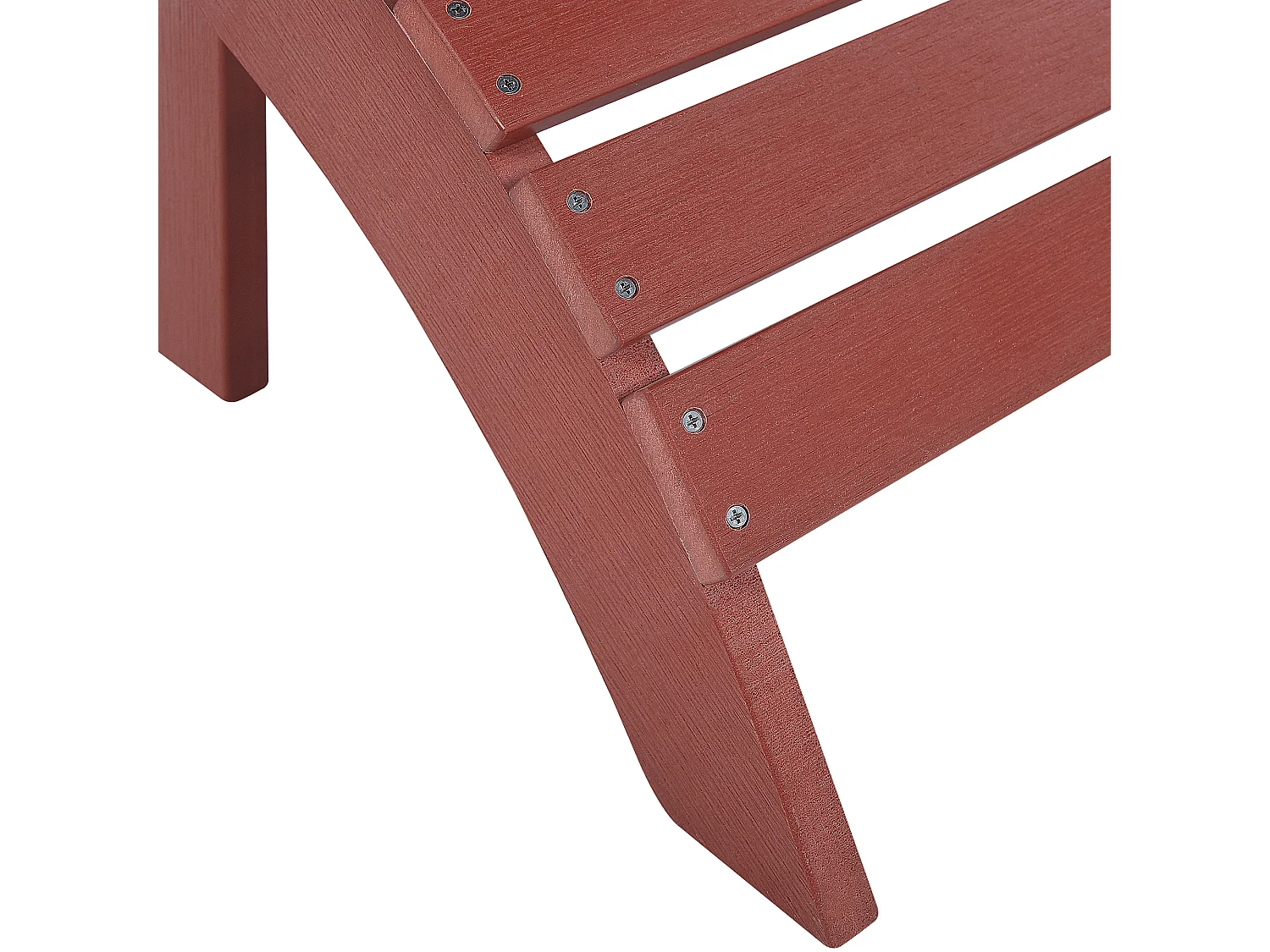 Reposapiés de jardín ADIRONDACK Rojo