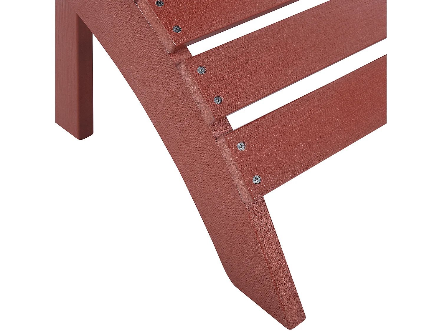 Podnóżek ogrodowy ADIRONDACK Czerwony