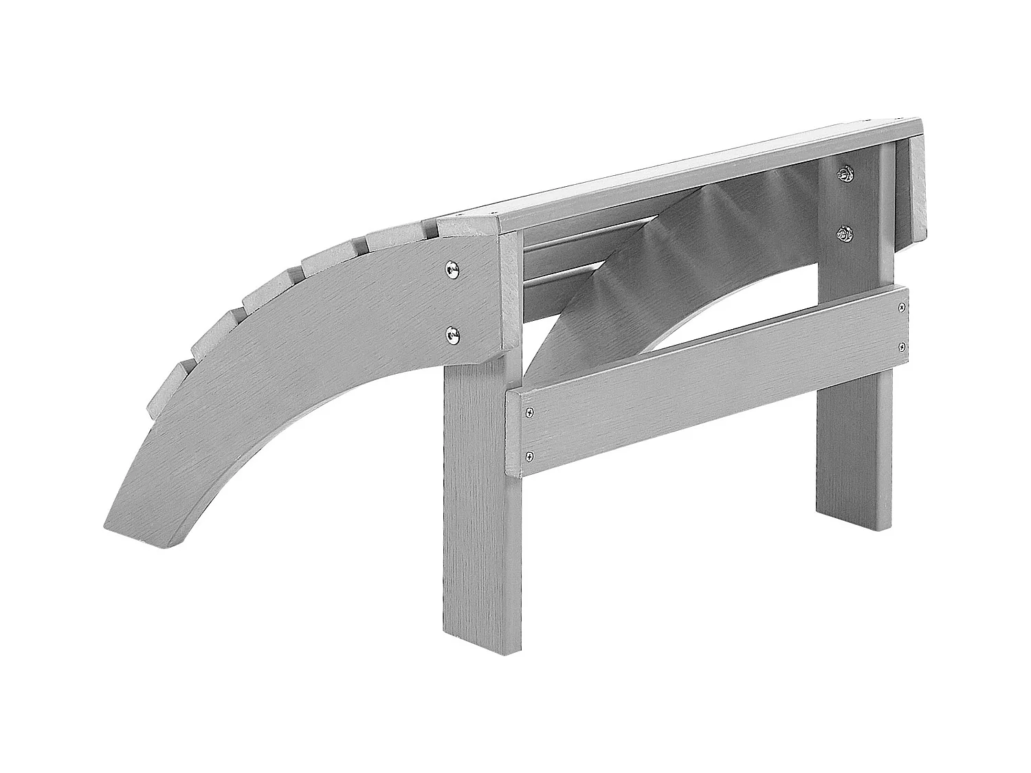 Pouf de jardin ADIRONDACK Gris clair