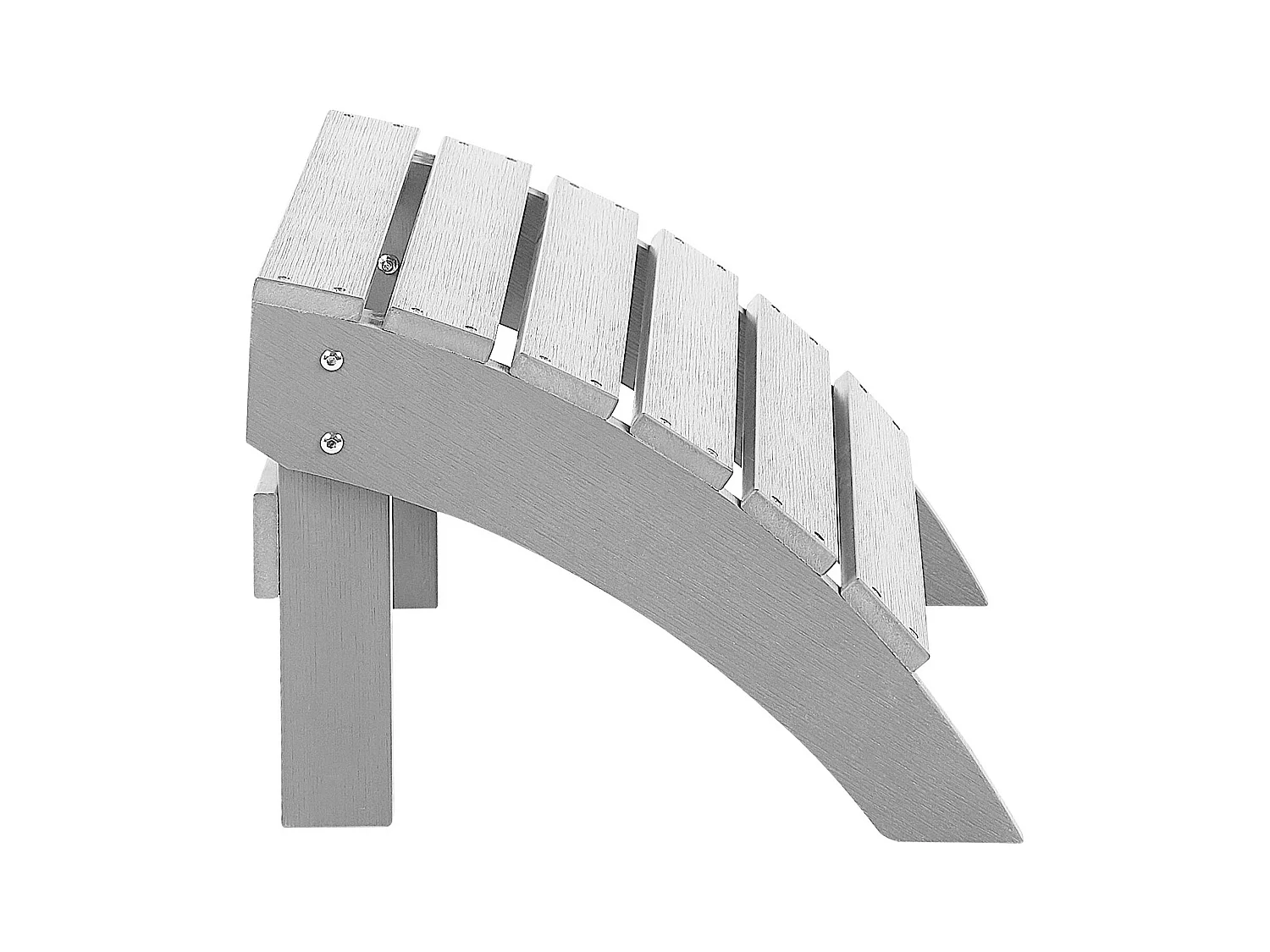 Pouf de jardin ADIRONDACK Gris clair