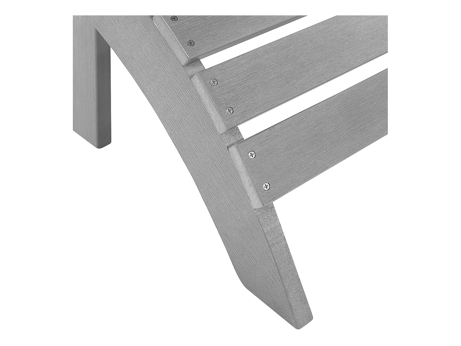 Pouf de jardin ADIRONDACK Gris clair