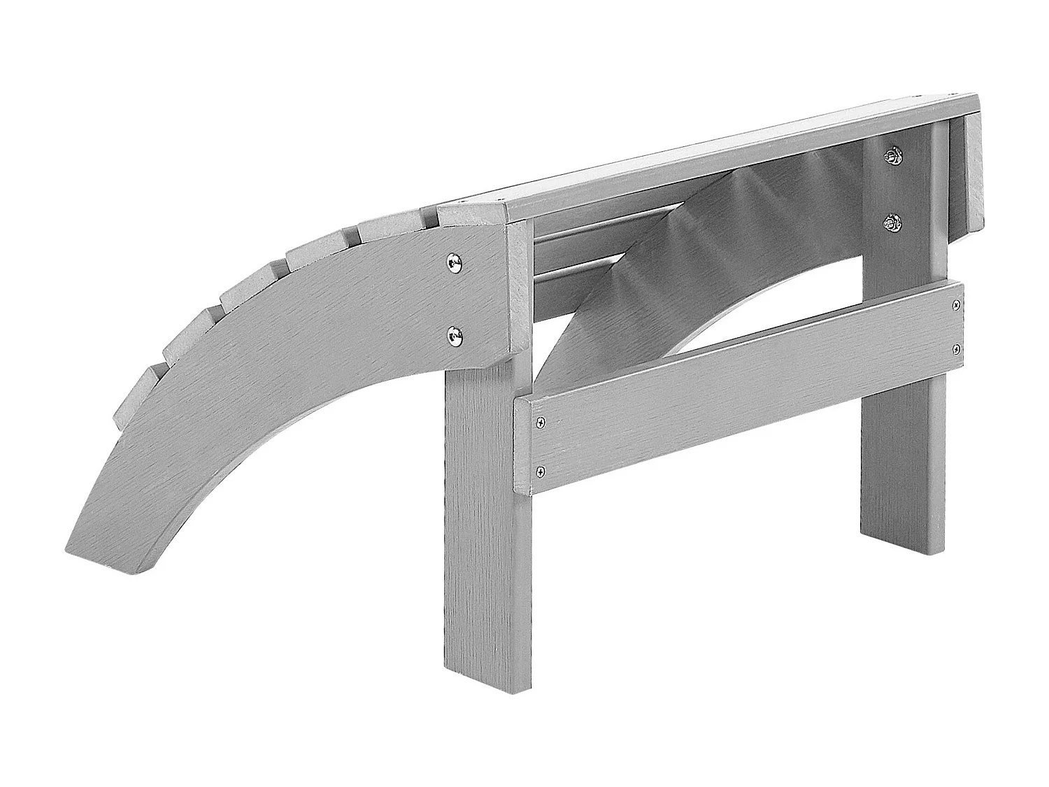 Poggiapiedi da giardino ADIRONDACK Grigio chiaro