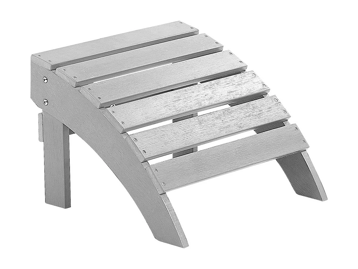 Poggiapiedi da giardino ADIRONDACK Grigio chiaro