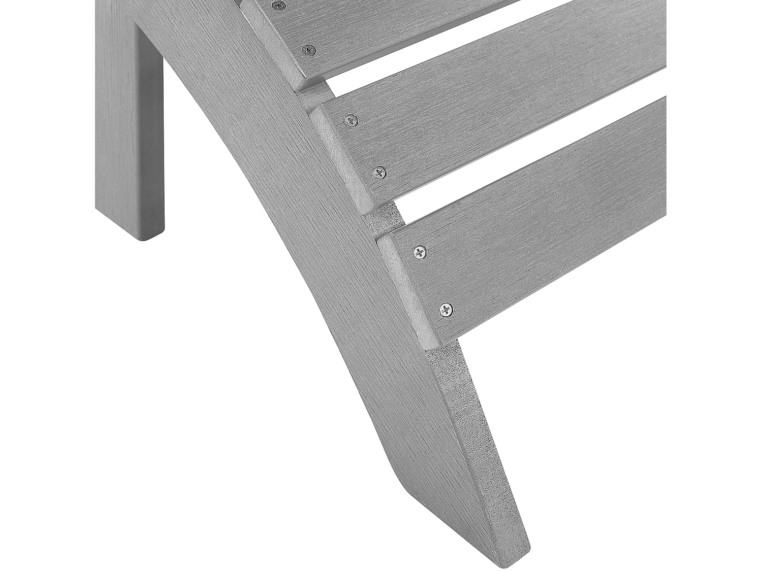 Poggiapiedi da giardino ADIRONDACK Grigio chiaro