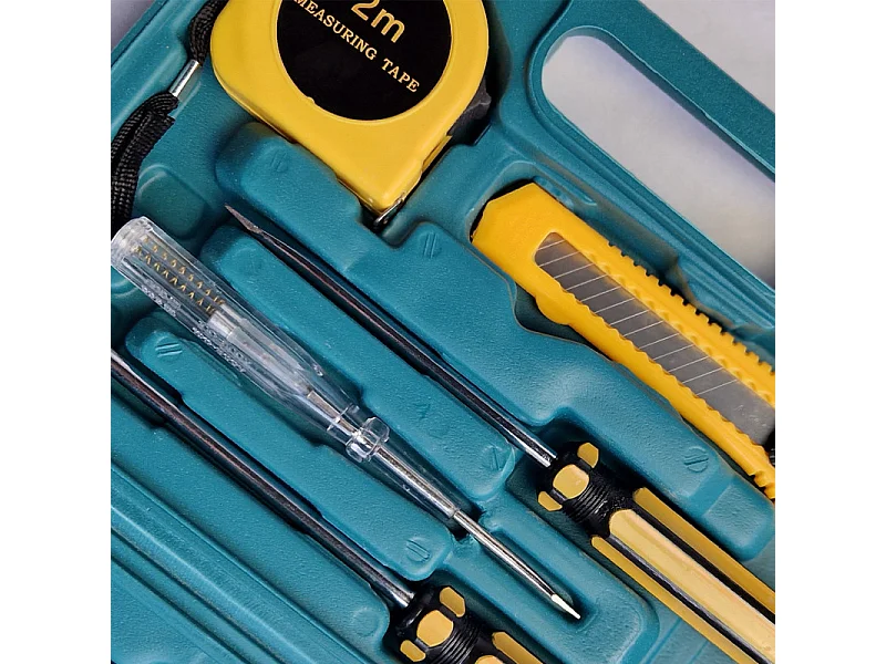 Petite boîte à outils 9 pièces - BOB ESSENTIAL