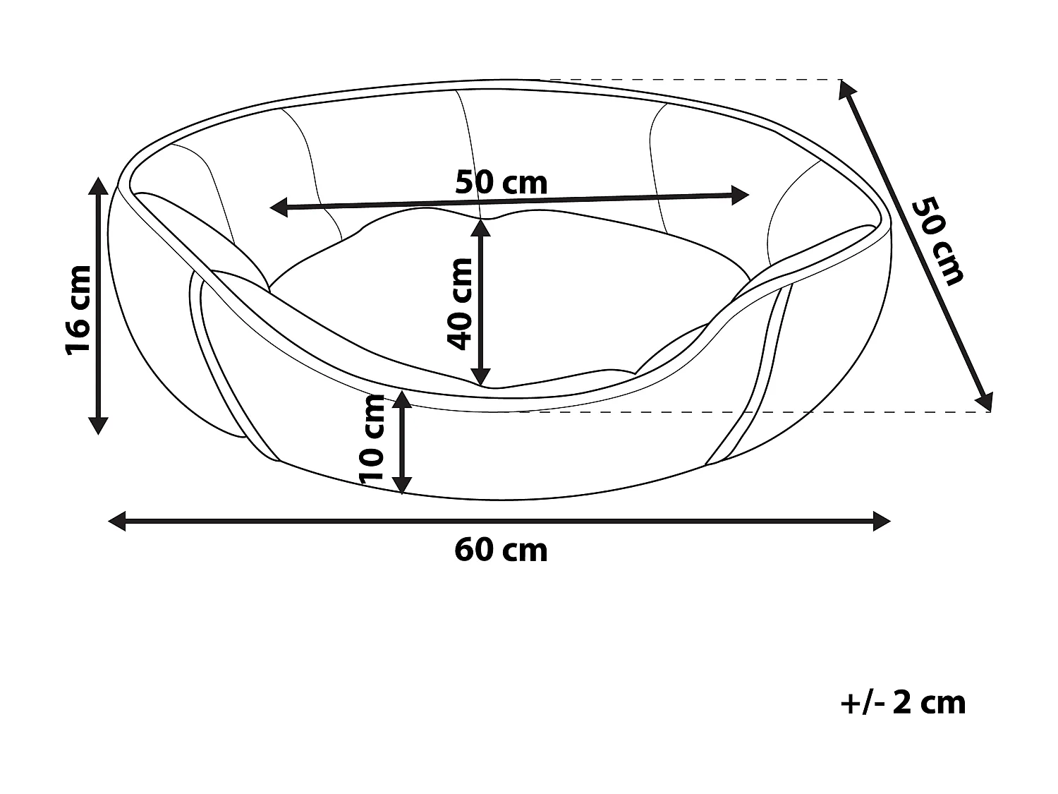 Cuccia per animali CANDIR Lino Grigio