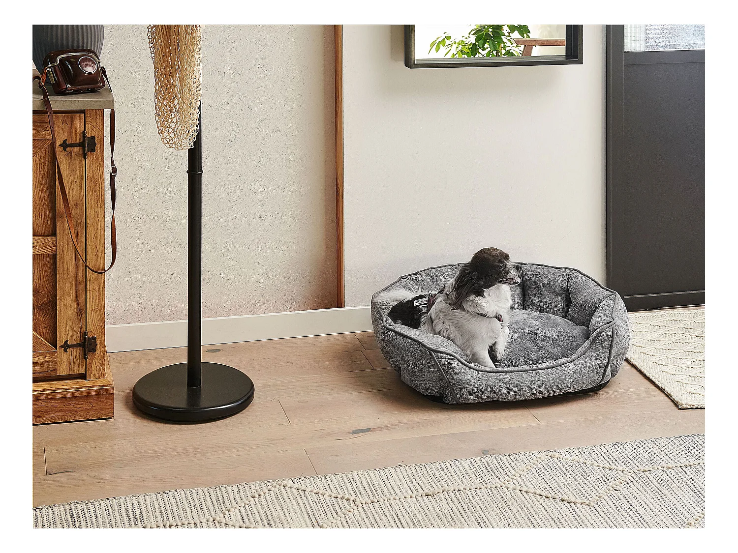 Legowisko CANDIR Len Szary