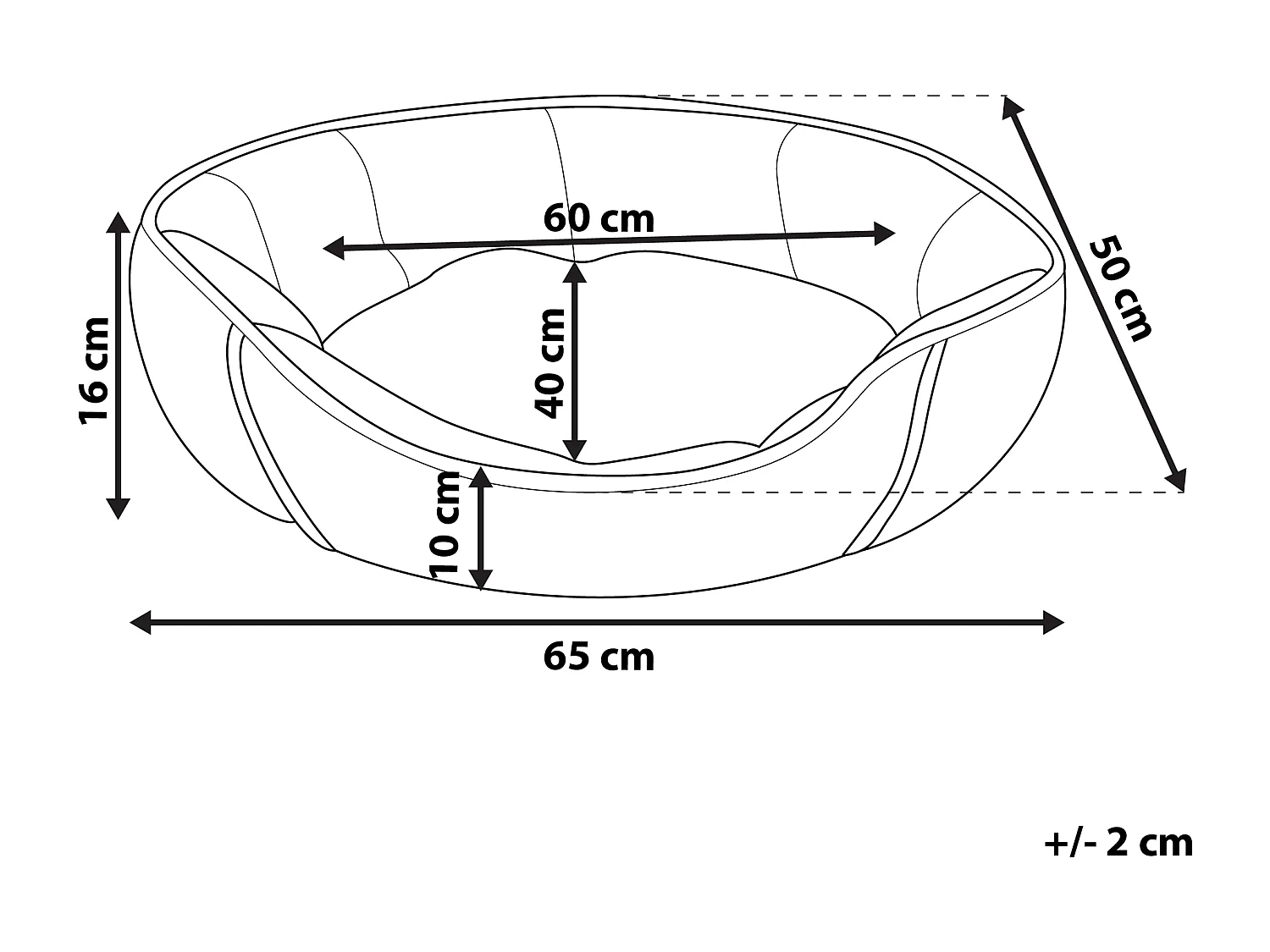 Lit pour animal CANDIR Lin Gris