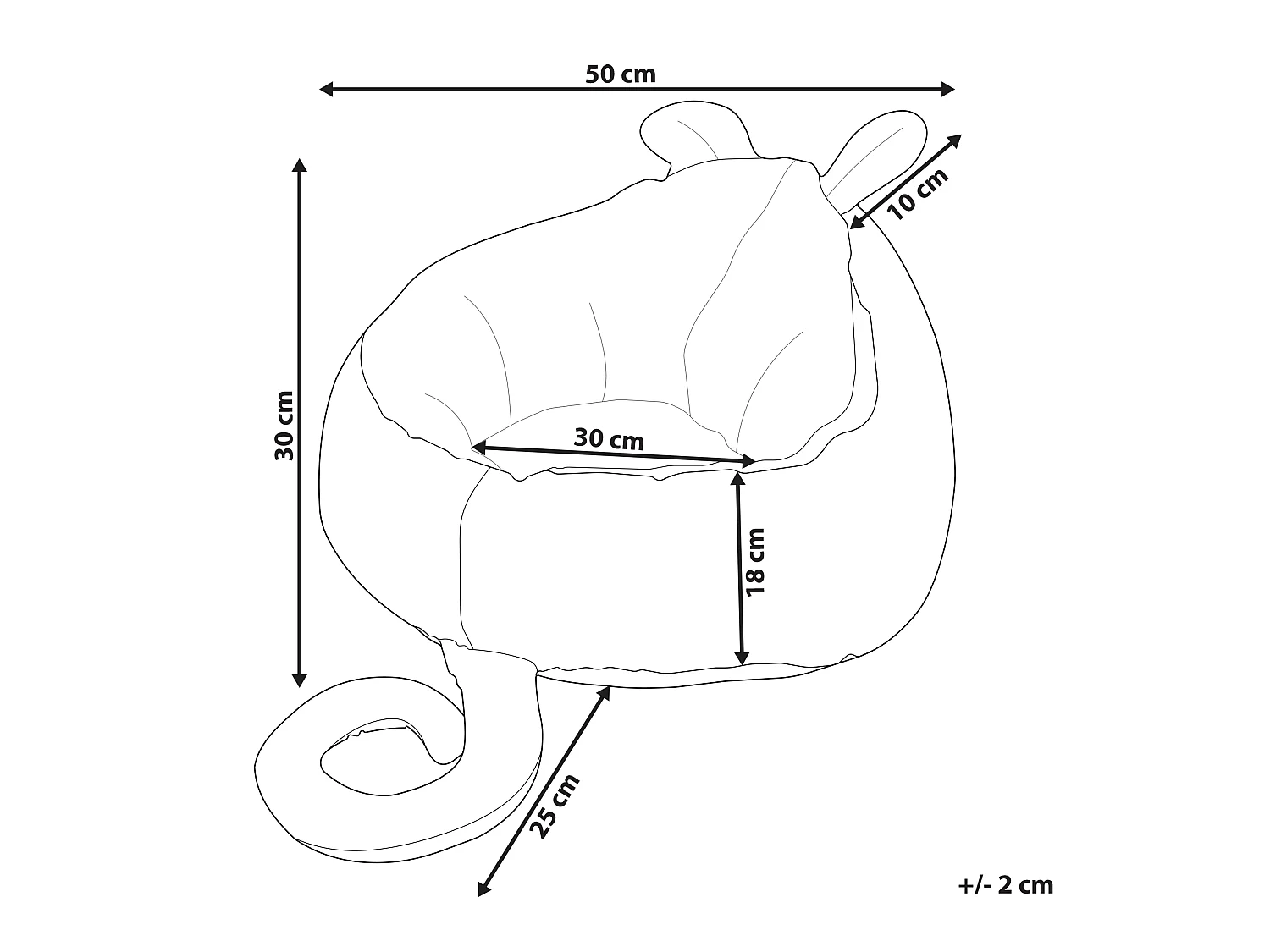 Legowisko HASSA Welur Pomarańczowy