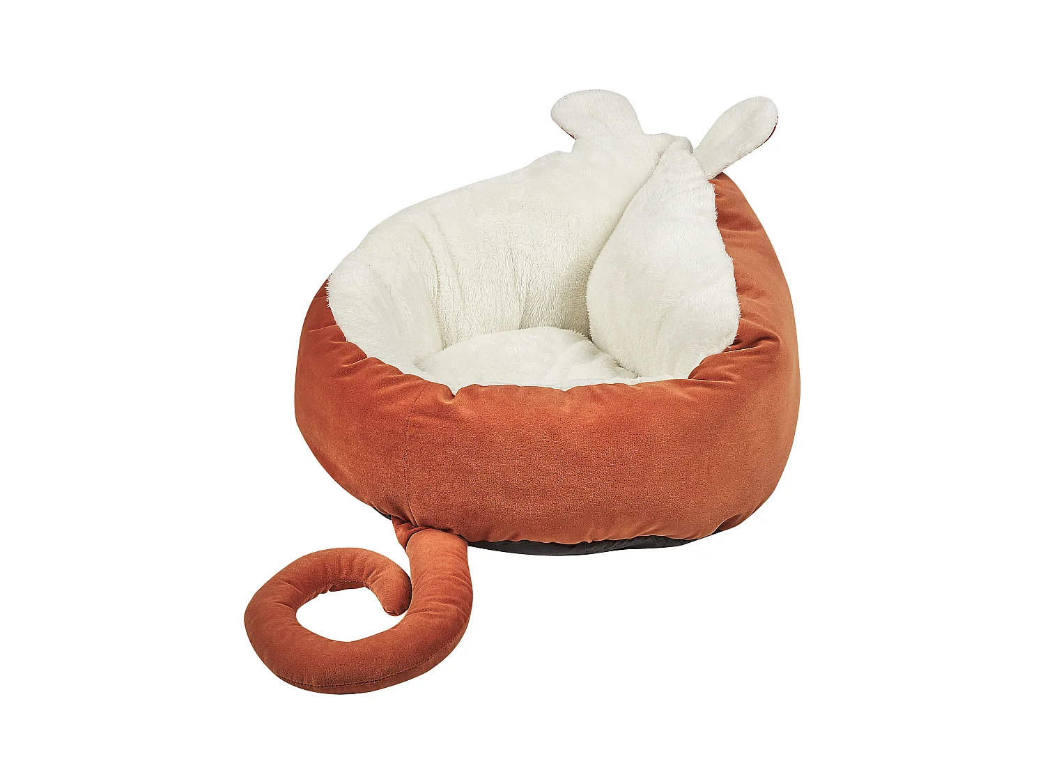 Lit pour animal HASSA Velours Orange