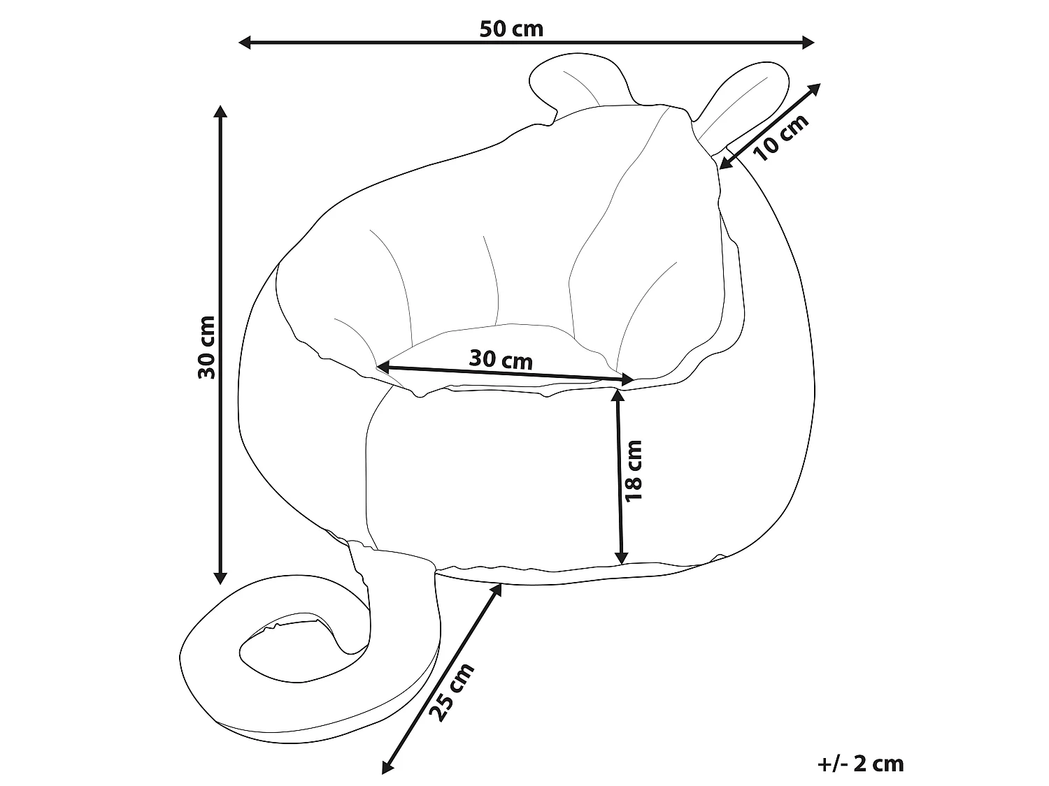 Dierenbedje HASSA Fluweel Oranje