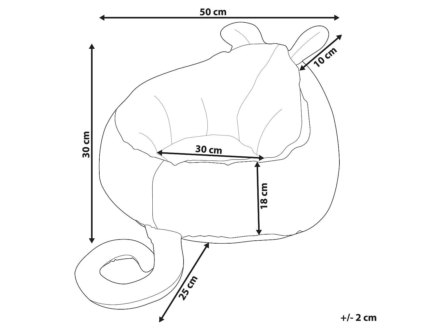 Lit pour animal HASSA Velours Orange