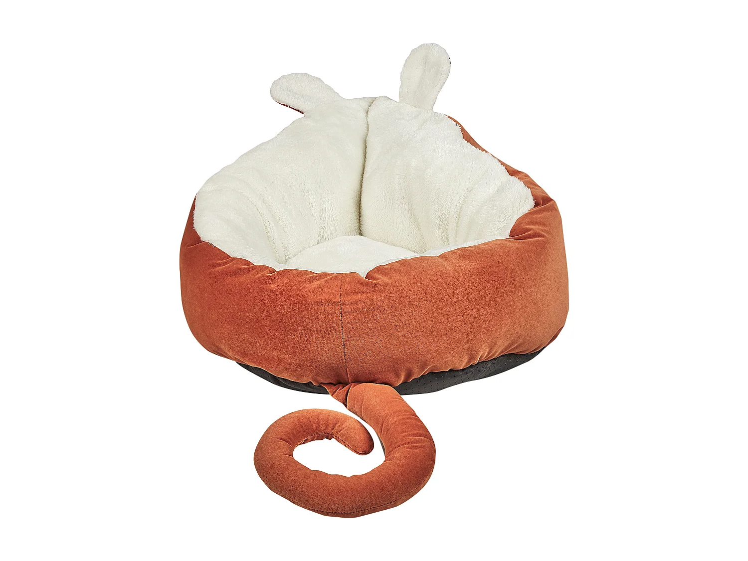 Tierbett HASSA Samtstoff Orange
