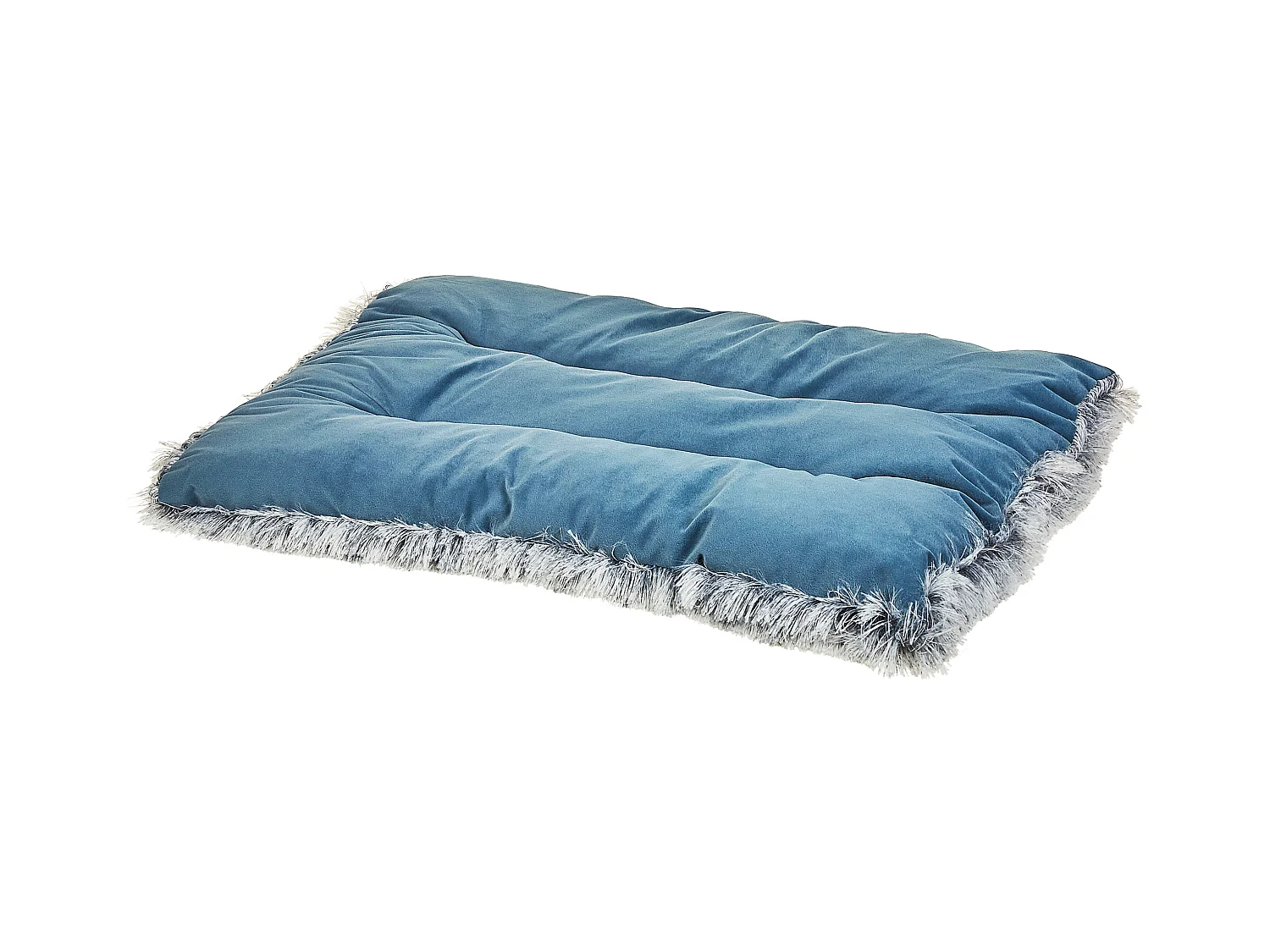 Cama para mascotas ERGANI Terciopelo Azul