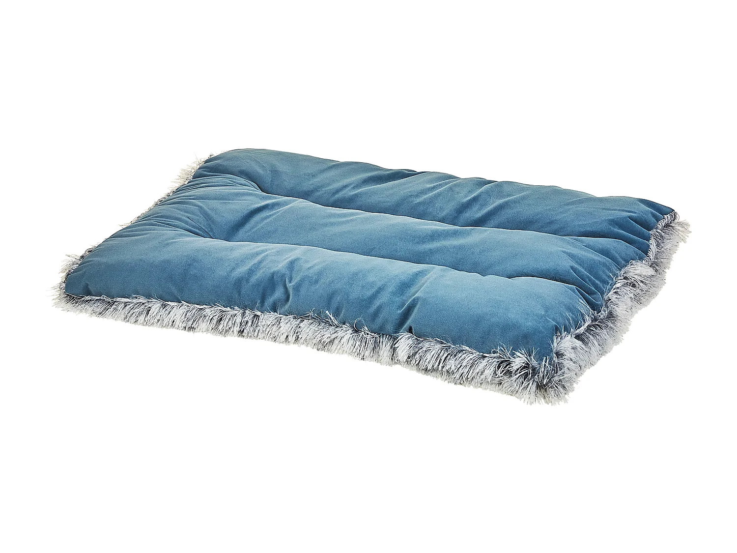 Cama para animais de estimação ERGANI Veludo Azul