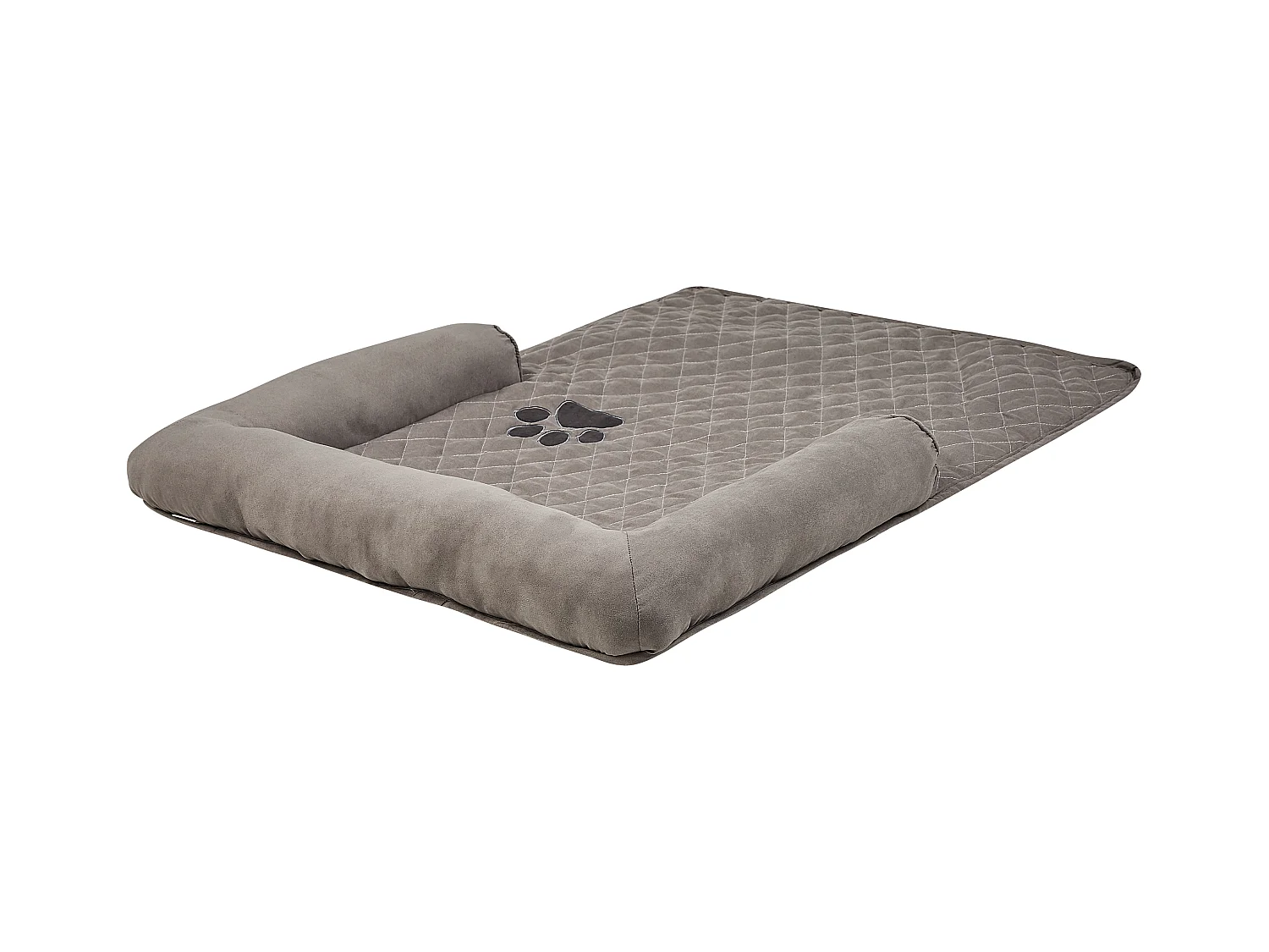 Lit pour animal BOZAN Tissu Gris