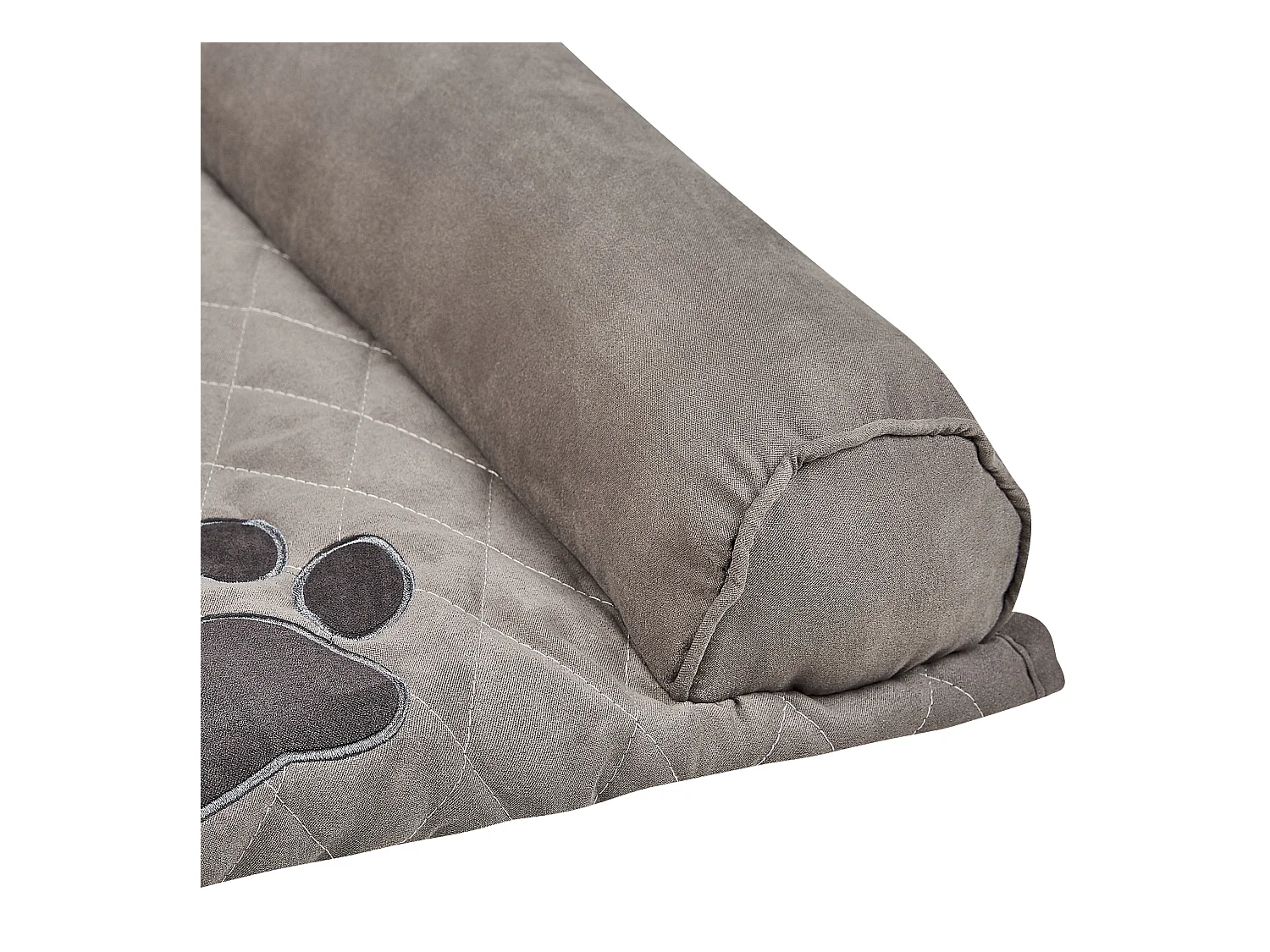 Lit pour animal BOZAN Tissu Gris