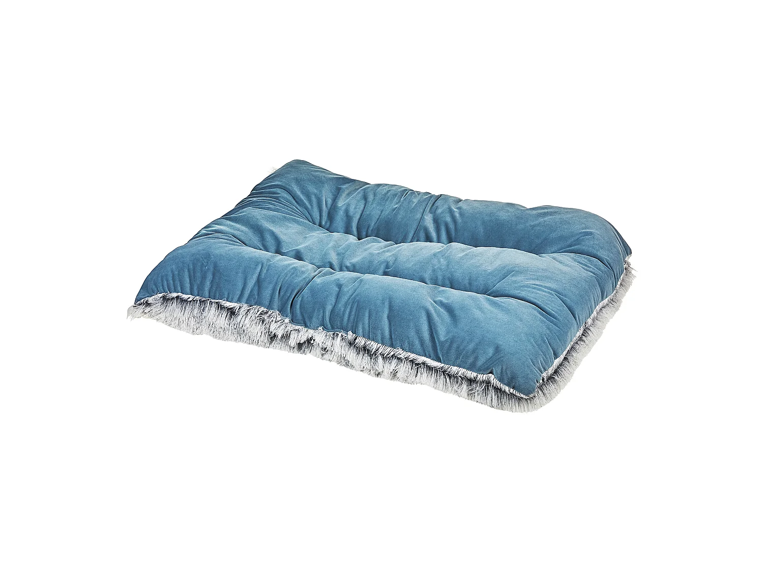 Lit pour animal ERGANI Velours Bleu
