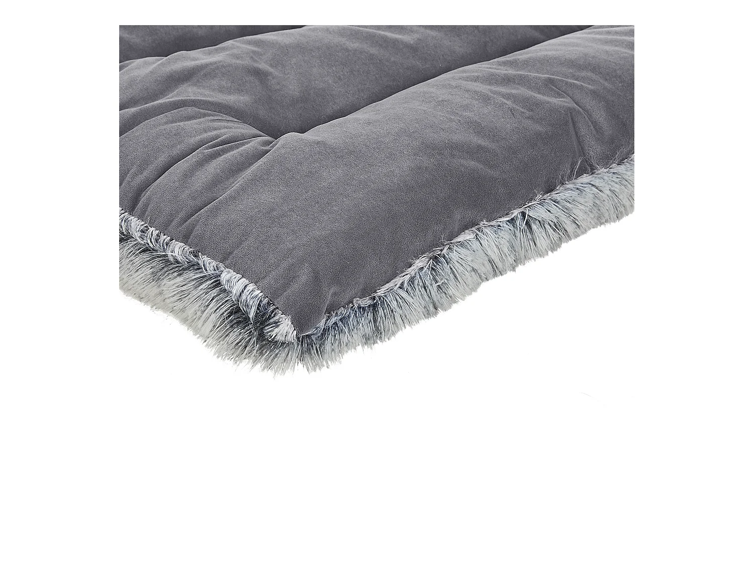 Lit pour animal ERGANI Velours Gris