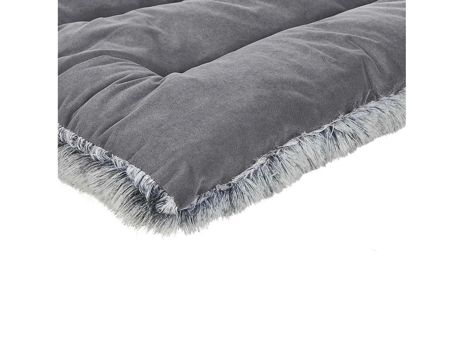 Lit pour animal ERGANI Velours Gris