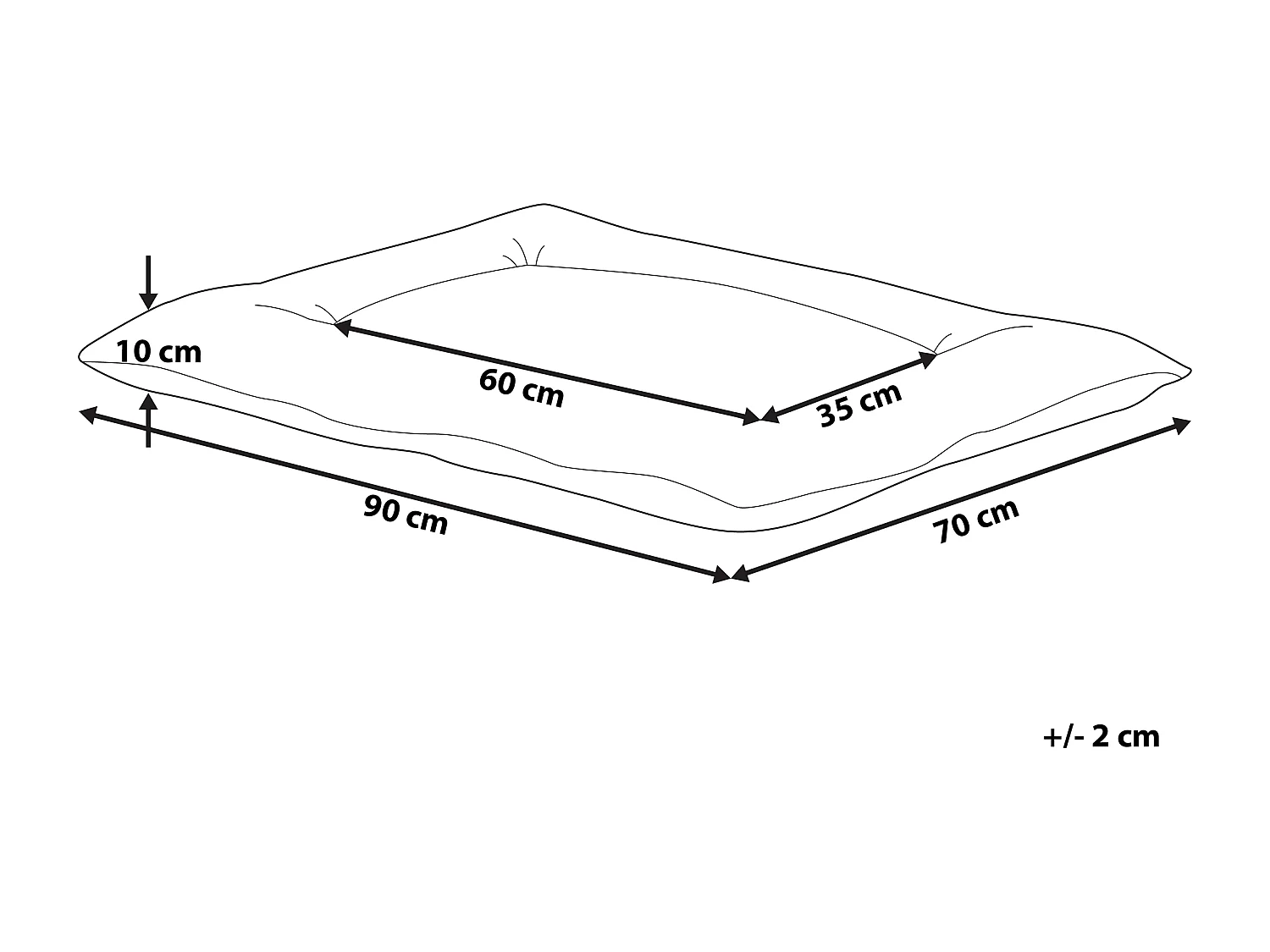 Dierenbedje KARANTU Stof Bruin