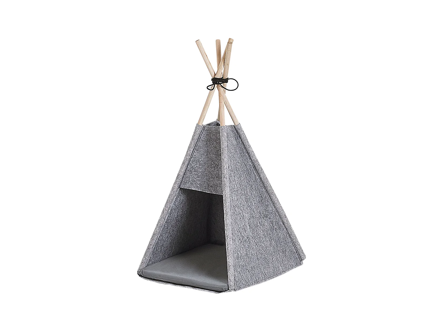 Praktisches Tierbett hellgrau aus Filz 35x40 cm Ulubey