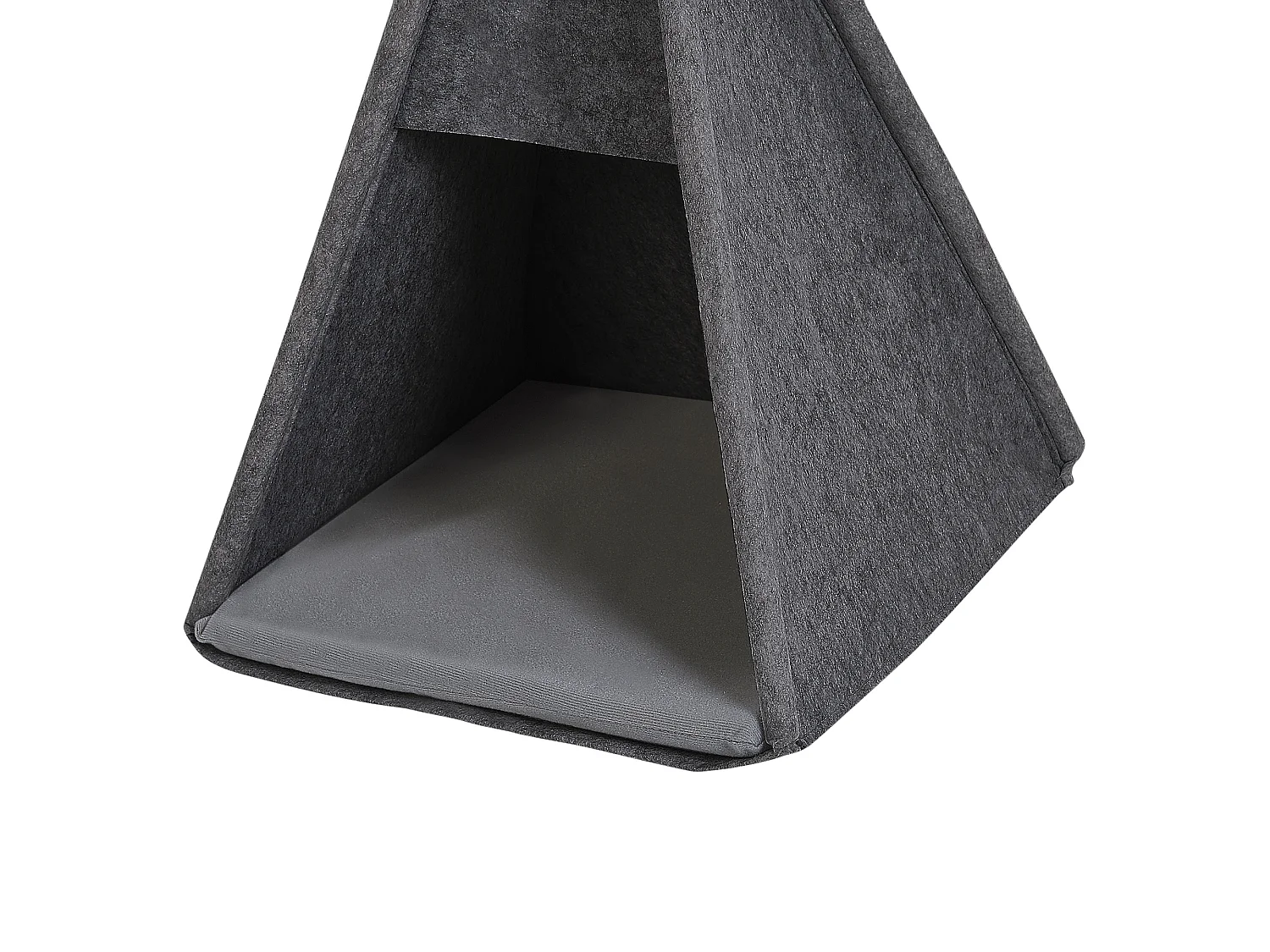 Lit pour animal ULUBEY Filz Gris foncé