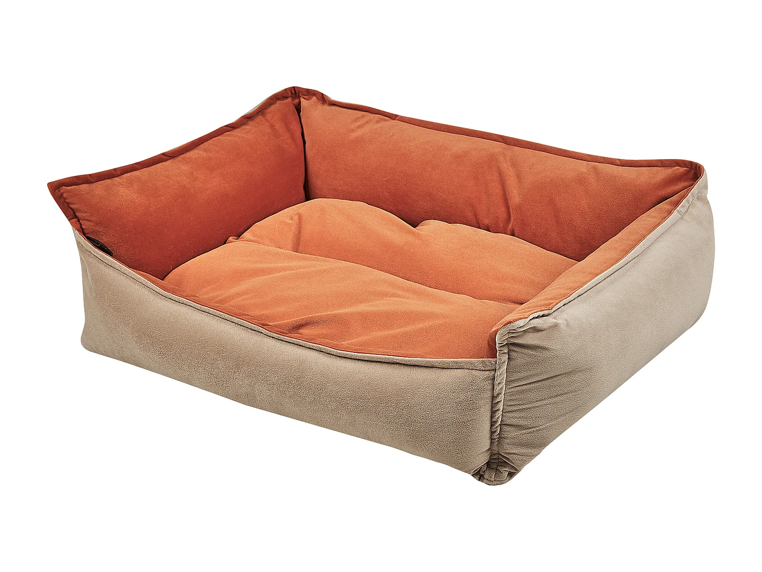 Lit pour animal IZMIR Velours Orange