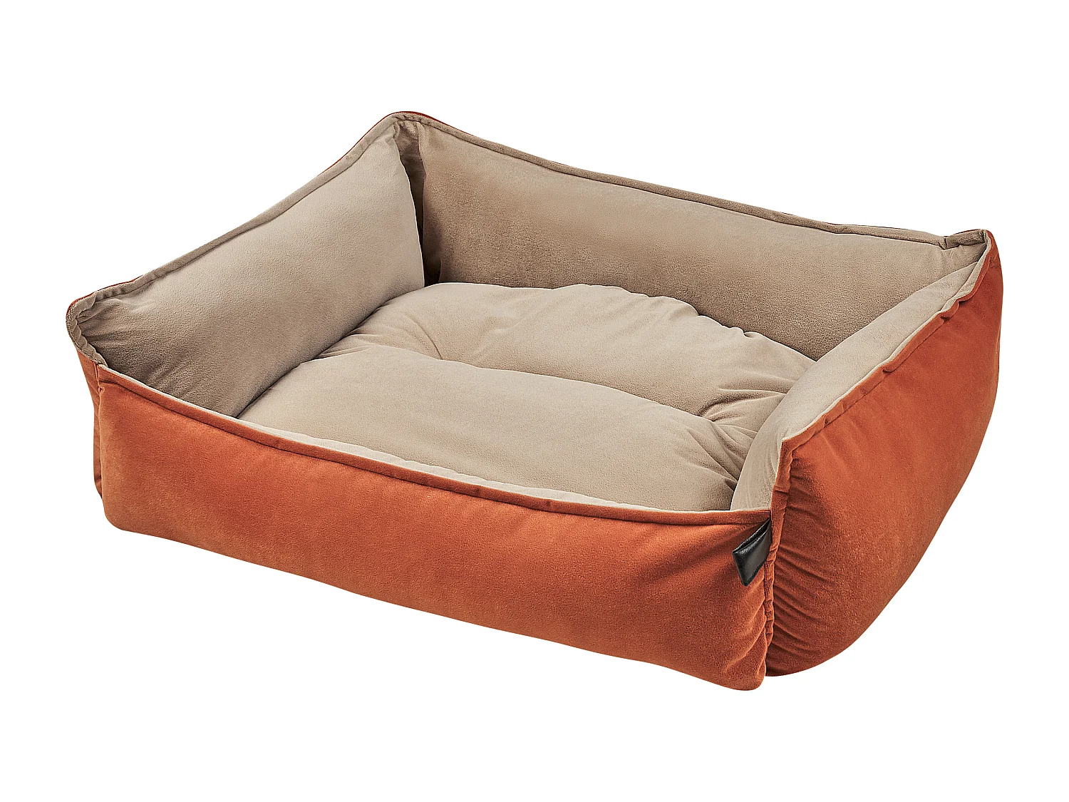 Lit pour animal IZMIR Velours Orange
