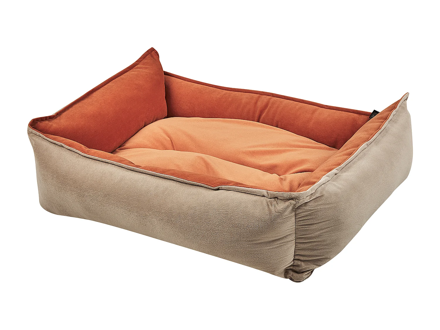 Lit pour animal IZMIR Velours Orange