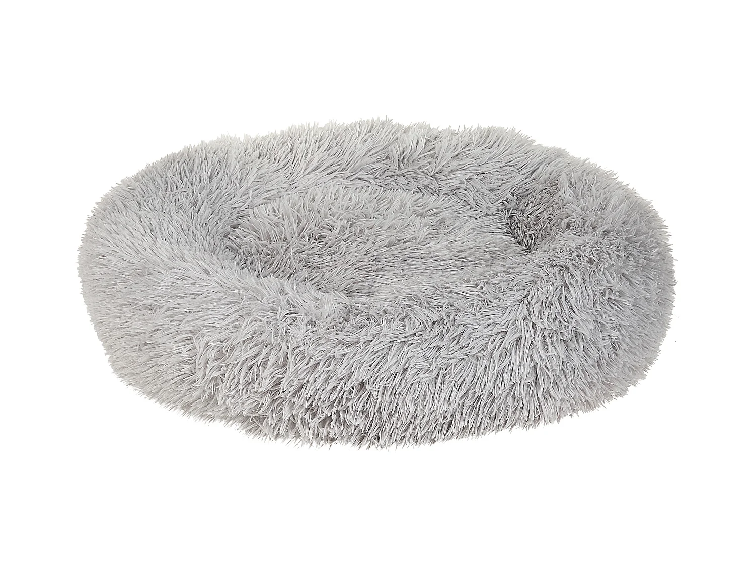 Lit pour animal KULU Fourrure synthétique Gris clair