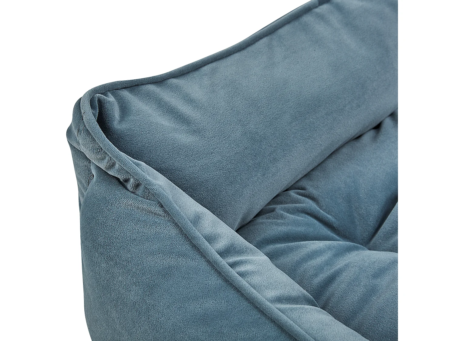 Lit pour animal IZMIR Velours Bleu