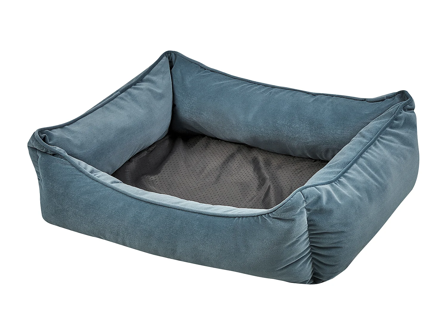 Lit pour animal IZMIR Velours Bleu