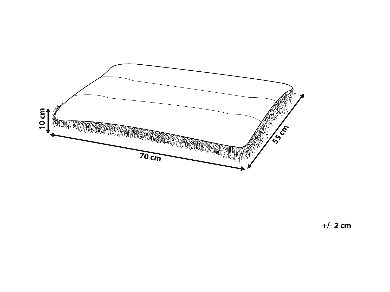 Cama para mascotas ERGANI Terciopelo Naranja